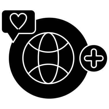 dünya haritası konum simgesi, özet biçimi