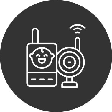 Radyo simgesi, vektör illüstrasyonu