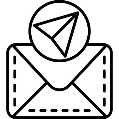 Zarf harfi simgesi. Beyaz arkaplanda izole edilmiş web tasarımı için harf vektör simgesi