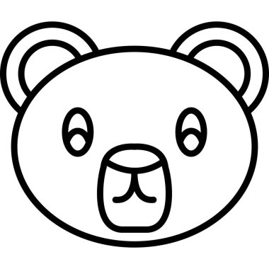 Sevimli panda surat çizgisi tarzı