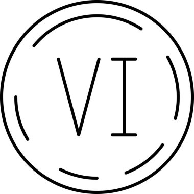 V harfi vektör simgesi