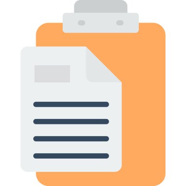 kağıt belge vektör simgesi