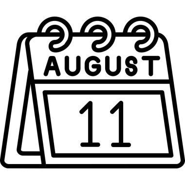 Eylül 10 tarih simgesi, tek biçim tasarımı, takvim, tarih günü simgesi çizimi.