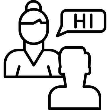 Müşteri desteği simgesi vektörü