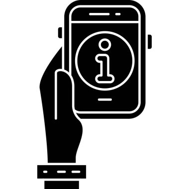 - Telefon. İkonum. Basit resimleme