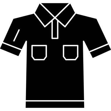 Gömlek. Web simgesi basit illüstrasyon