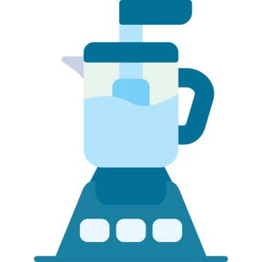 Kahve makinesi simgesi, basit illüstrasyon