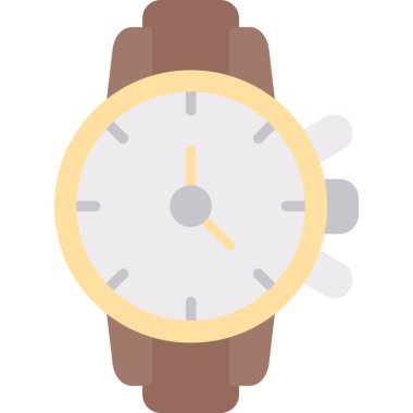 Saat simgesi. vektör illüstrasyonu