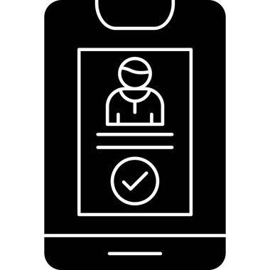 Cep telefonu. Basit resimleme