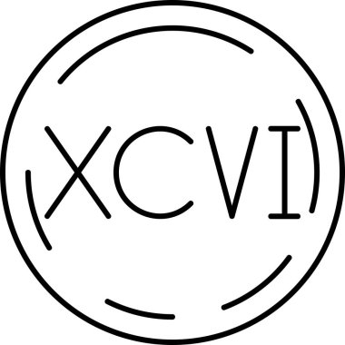 Modern bir simgenin vektör illüstrasyonu