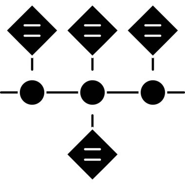 Molekül simgesi vektör illüstrasyonu