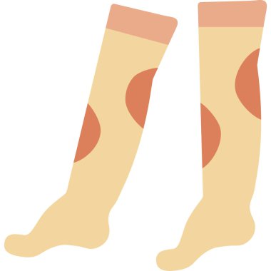 çorap vektör renk simgesi