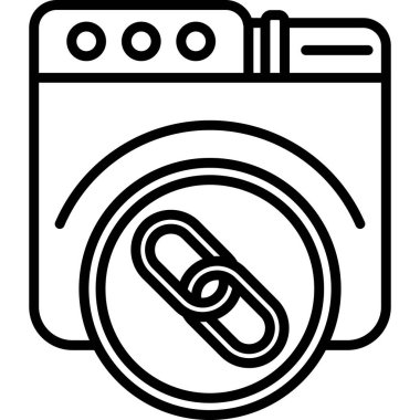 Çamaşır makineli çamaşır makinesi, basit tasarım vektör çizimi