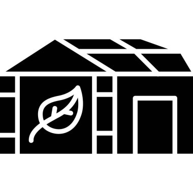 Ev. Web simgesi basit illüstrasyon