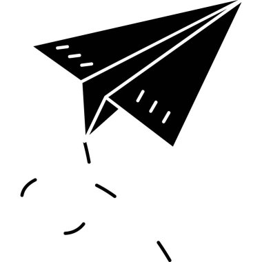 Basit vektör illüstrasyon düzlemi simgesi