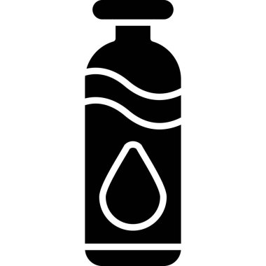 Su şişesi simgesi, basit stil