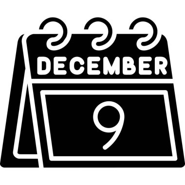 Takvim simgesinin vektör illüstrasyonu