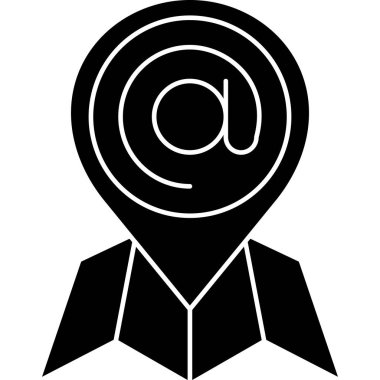 konum simgesi vektör illüstrasyonu