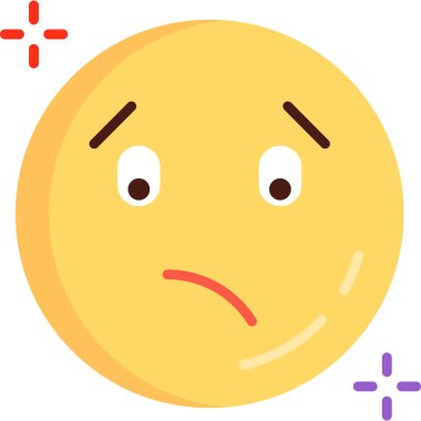 emoji ifadeli hüzünlü ifade