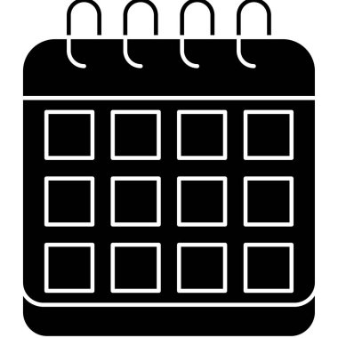 olay takvimi olay simgesi ana hat biçiminde