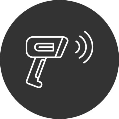 Bir mikrofon simgesinin vektör çizimi