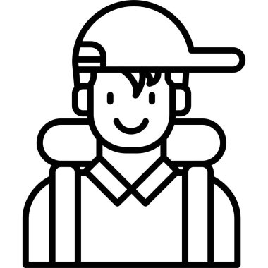 avatar çocuk simgesi, özet biçimi