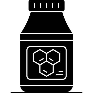 Bal kavanozu simgesi, basit tarzı