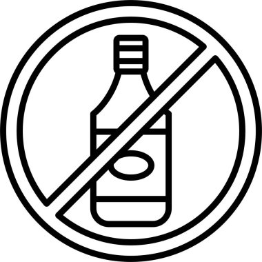 alkollü içecek ikonu