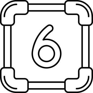 Modern bir simgenin vektör illüstrasyonu