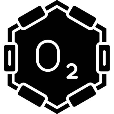 Bir b 2 simgesinin vektör illüstrasyonu modern gaz