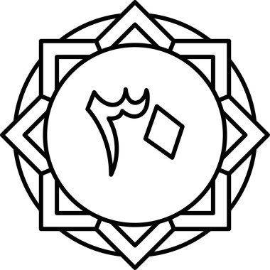 Hindistan geleneksel süs simgesi ana hatlarıyla