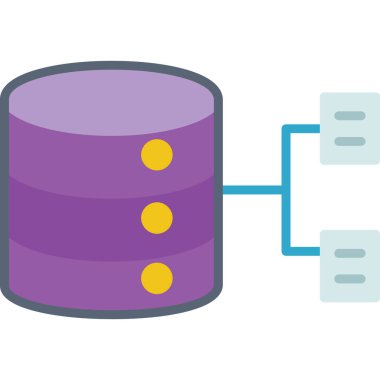 Sunucu veri merkezi simgesini