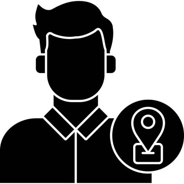 gps konum simgesi - taslak biçimi