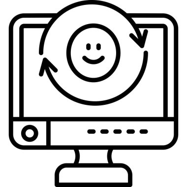 bilgisayar simgesi, vektör illüstrasyonu