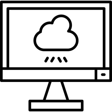 Bulut hesaplama. Web simgesi