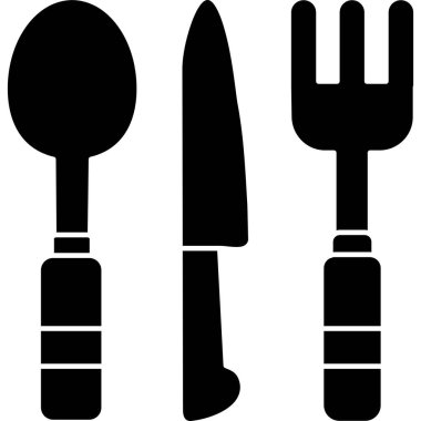 Bir mutfak gereçlerinin vektör çizimi.