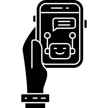 akıllı saat simge vektör illüstrasyonu