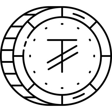 Pusula simgesini. Pusula vektör simgesi web için anahat çizimi