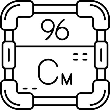 Modern bir simgenin vektör illüstrasyonu