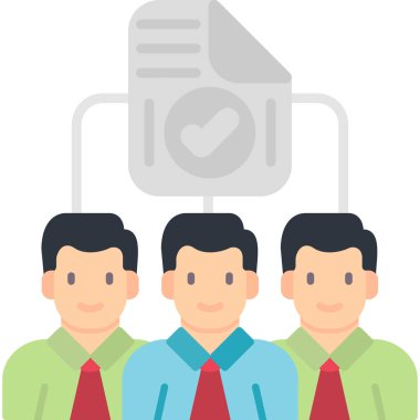 iş adamları kavramının vektör illüstrasyon