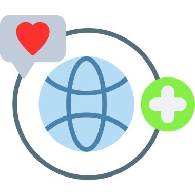 ağ paylaşım vektörü illüstrasyonu