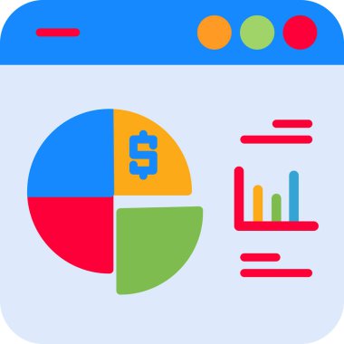 ticari grafik vektör simgesi