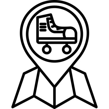 konum haritası simgesi, özet biçimi