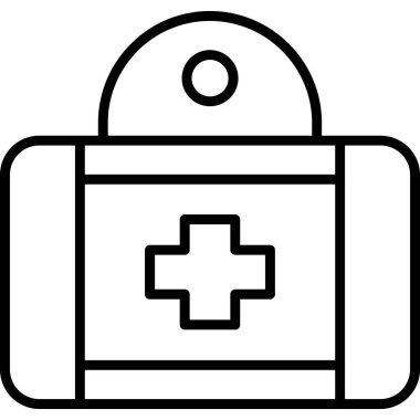 ilk yardım çantası tıbbi simgesi