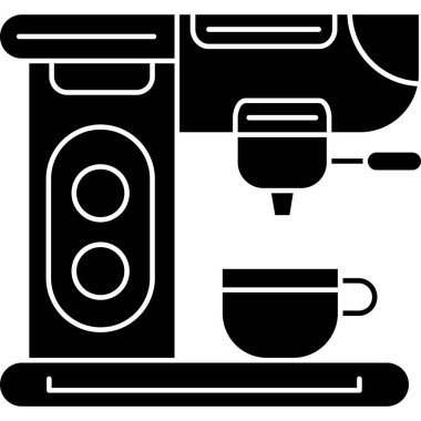 Kahve değirmeni kutsal kişilerin resmi, vektör çizim