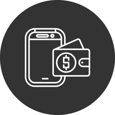 para simgesi vektör illüstrasyonu