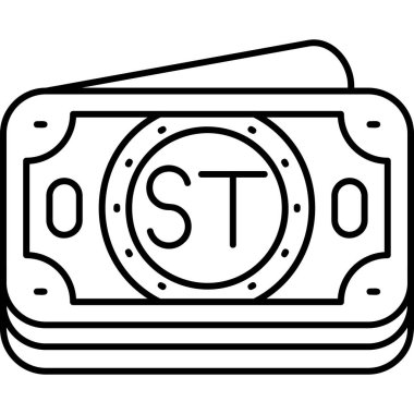 Para için. Web simgesi basit tasarım