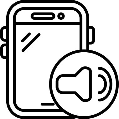 Arama telefon simgesi ana hat biçiminde