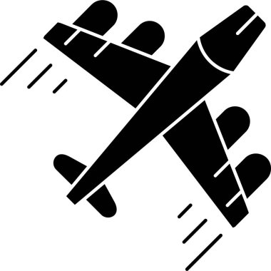 Uçak. Web simgesi basit illüstrasyon