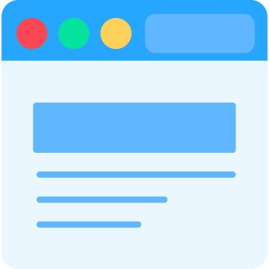 websitesi simgesi vektör illüstrasyonu